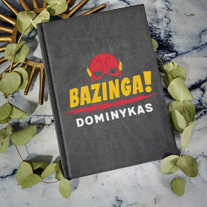 Bazinga! - ATSPAUSDINTA UŽRAŠŲ KNYGUTĖ A5