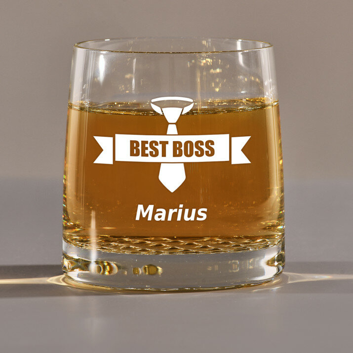 Best boss - Viskio stiklinės