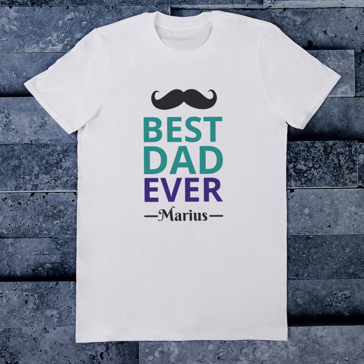 Best dad - Vyriški marškinėliai su raštu