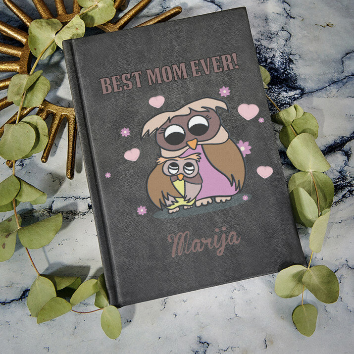 Best mom ever - ATSPAUSDINTA UŽRAŠŲ KNYGUTĖ A5