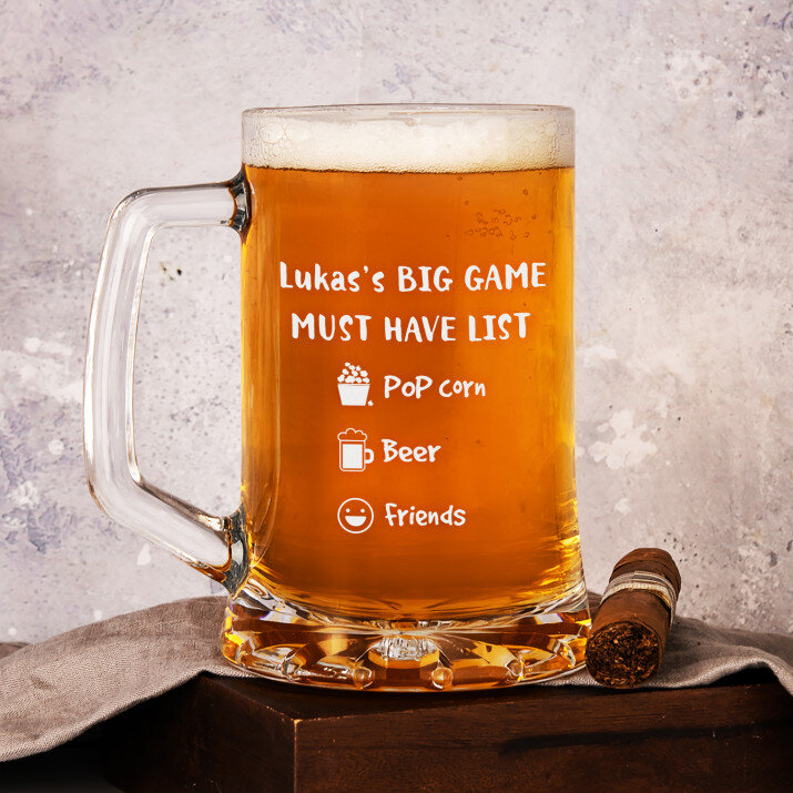 Big game must have list - Alaus bokalas
