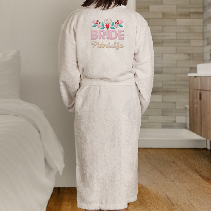 Bride - Moteriškas baltas chalatas