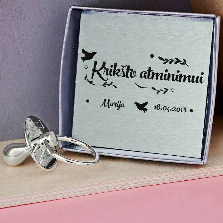 Krikštynos - Sidabrinis čiulptukas