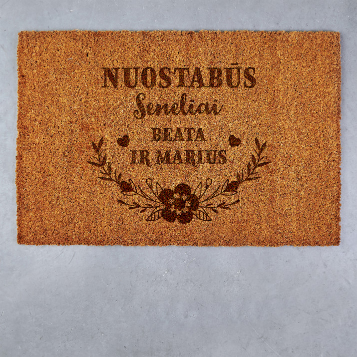 Nuostabūs seneliai - Kokosinis durų kilimėlis