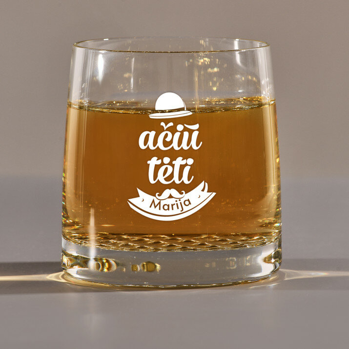 Ačiū tėti - Viskio stiklinės
