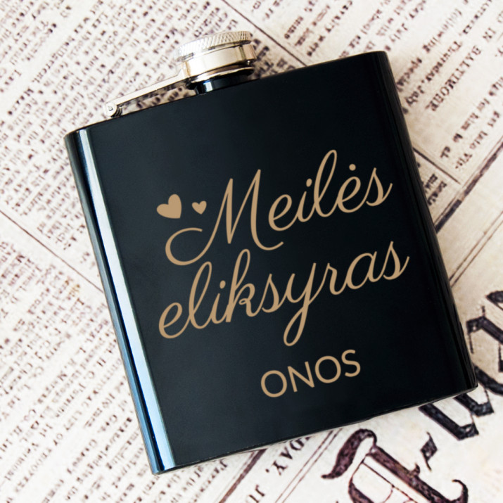 Meilės eliksyras - Graviruota gertuvė