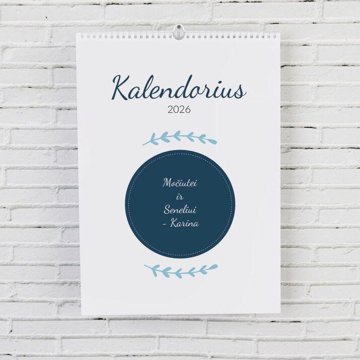 Fotokalendorius - Pakabinamas kalendorius su nuotraukomis