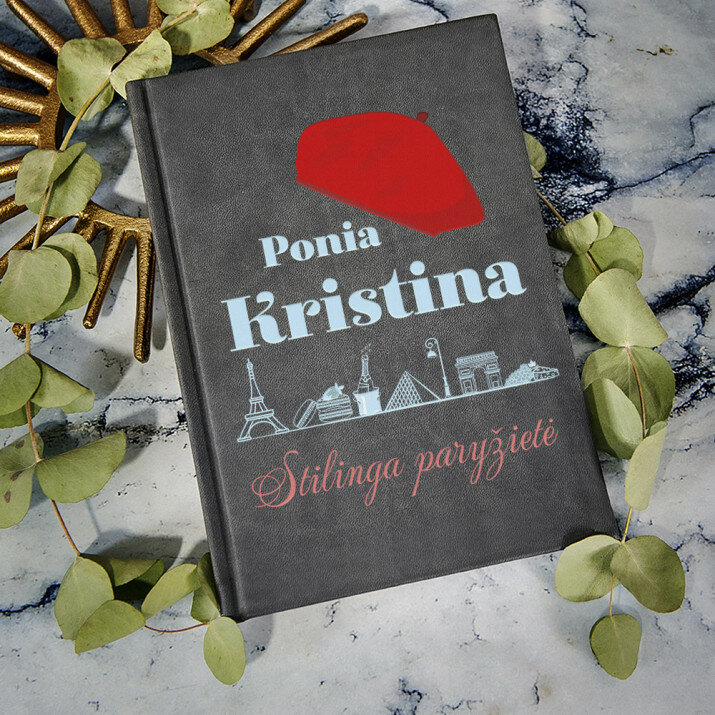 Stilinga paryžietė - ATSPAUSDINTA UŽRAŠŲ KNYGUTĖ A5