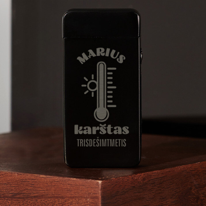 Karštas trisdešimtmetis - Juodas plazminis žiebtuvėlis