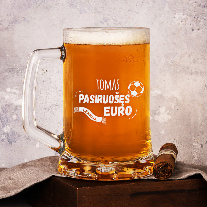 Pasiruošęs euro - Alaus bokalas