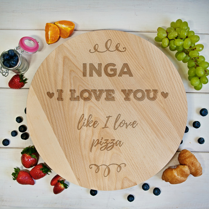 I love pizza - Besisukanti lenta