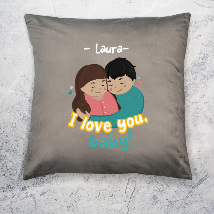 I love you, baby - Dekoratyvinė pagalvė