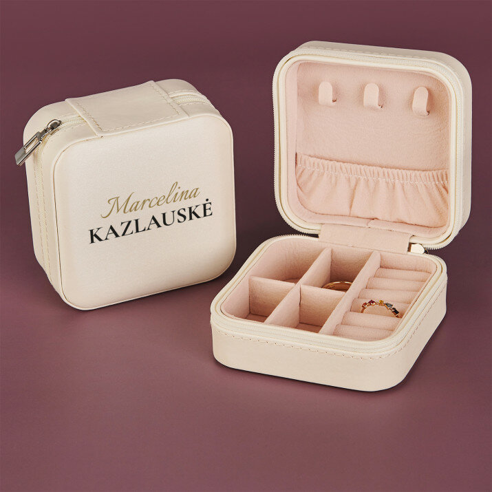 Vardas ir pavardė - Kelioninė papuošalų dėžutė