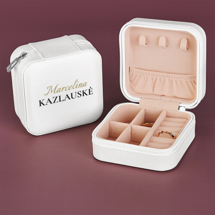 Vardas ir pavardė - Kelioninė papuošalų dėžutė
