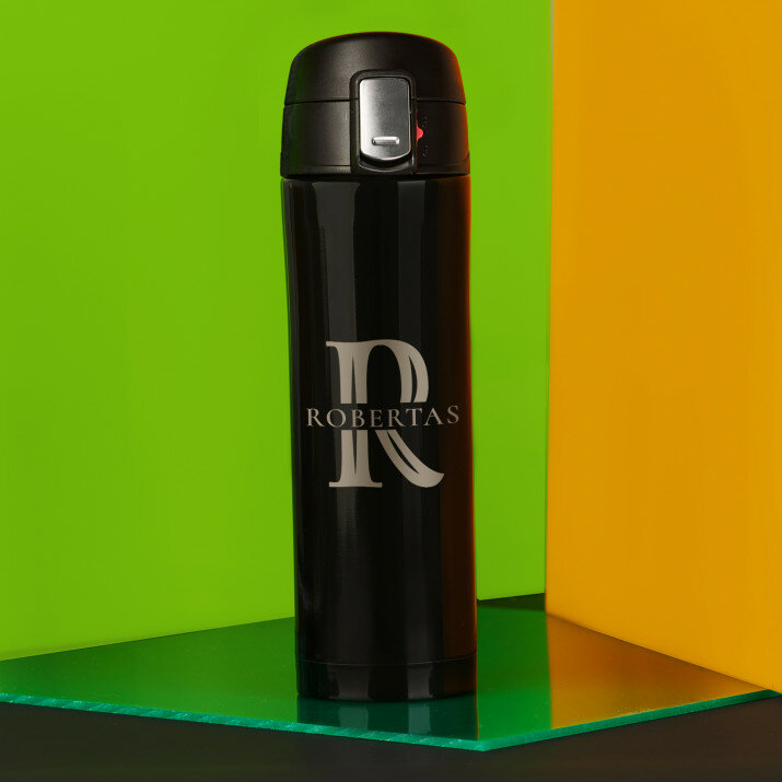 Inicialas vardas - Terminis puodelis 440 ml