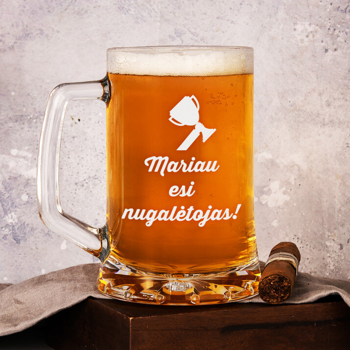 Esi nugalėtojas - Alaus bokalas