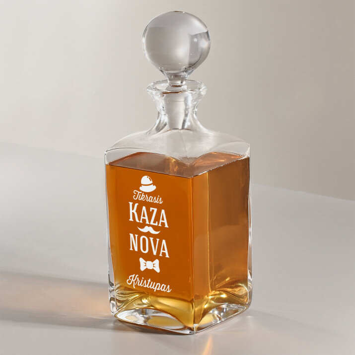 Kazanova - Graviruotas viskio grafinas