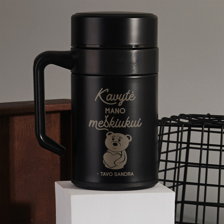 Kavytė mano meškiukui - Terminis puodelis 400 ml
