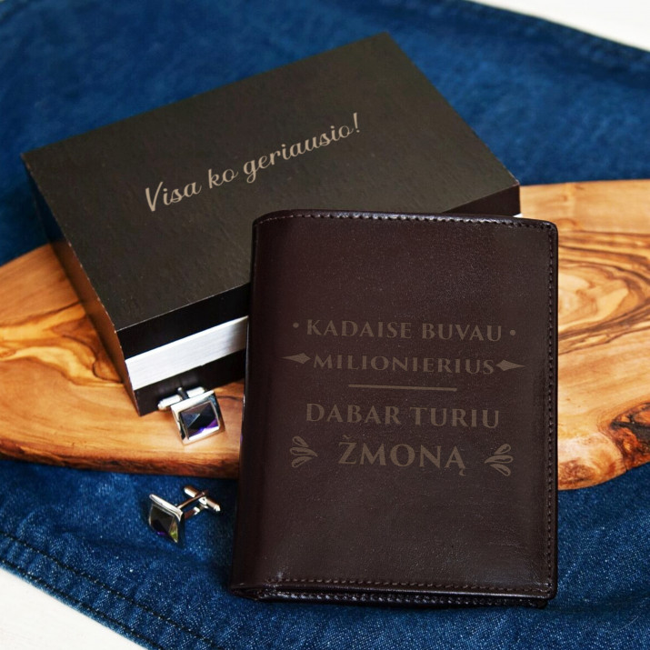 Kadaise buvau milionierius - Odinė piniginė