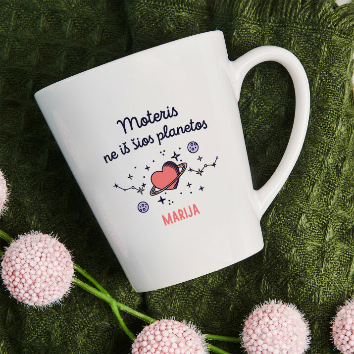 Moteris ne iš šios planetos - Personalizuotas puodelis