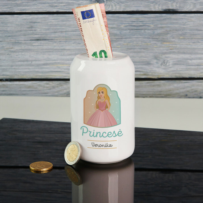 Princesė - Personalizuota taupyklė