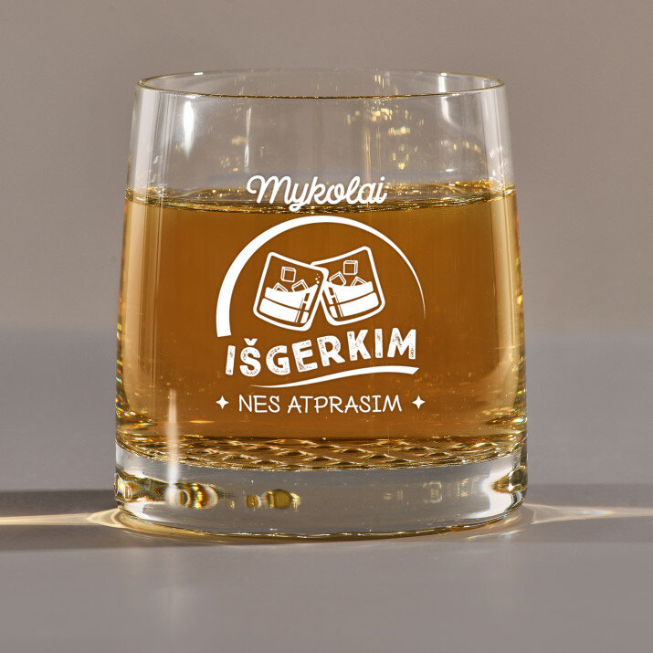 Išgerkim, nes atprasim - Viskio stiklinės