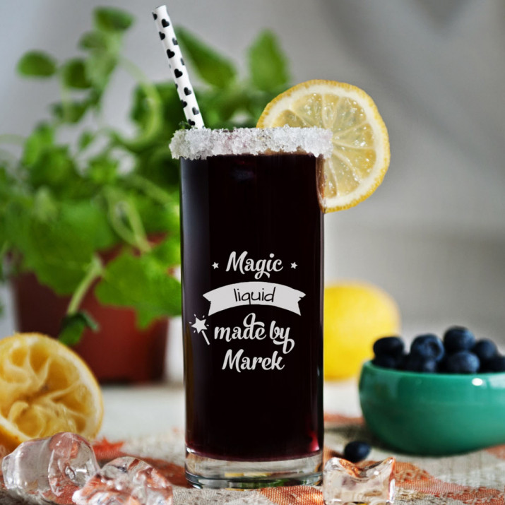 Magic liquid - Graviruota stiklinė gėrimui
