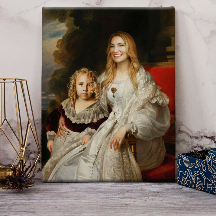 Mama ir princesė - Karališkasis portretas
