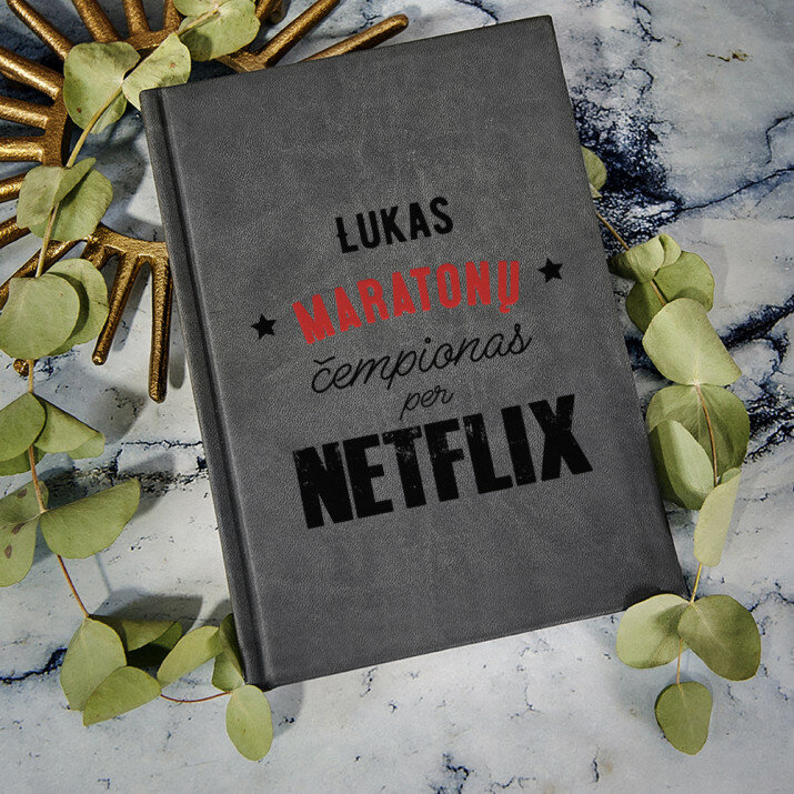 Maratonų čempionas - ATSPAUSDINTA UŽRAŠŲ KNYGUTĖ A5