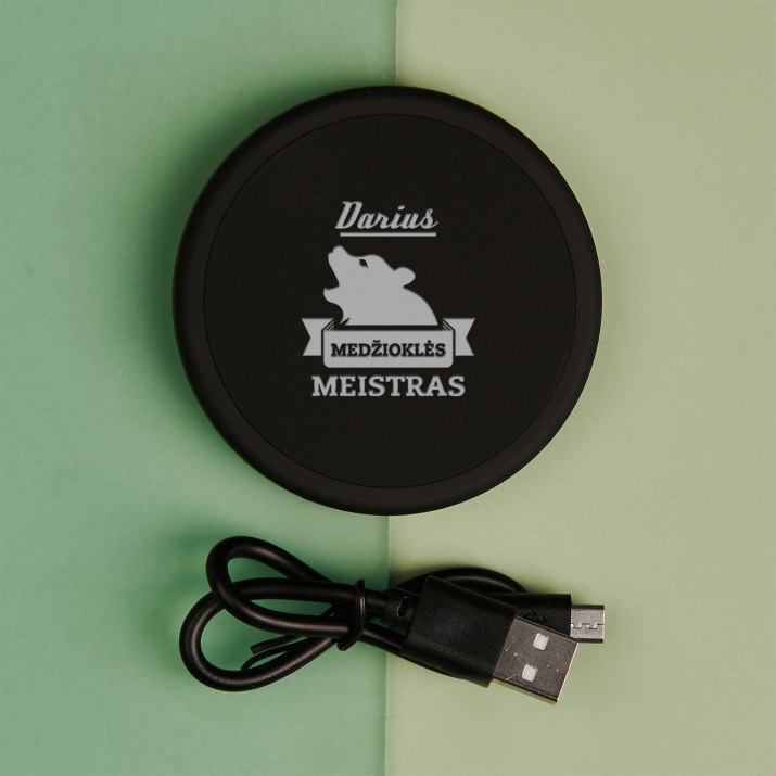 Medžioklės meistras - Indukcinis įkroviklis su apšvietimu