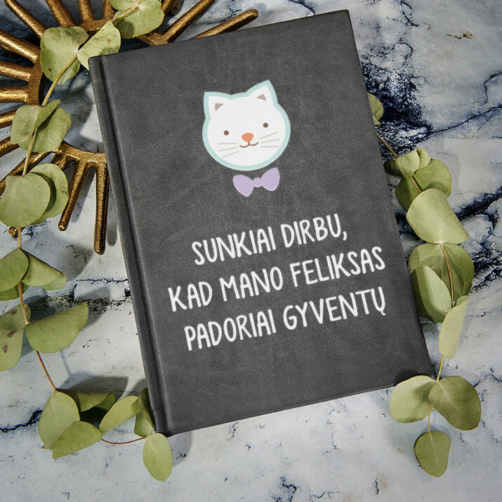 Mano katinas - ATSPAUSDINTA UŽRAŠŲ KNYGUTĖ A5