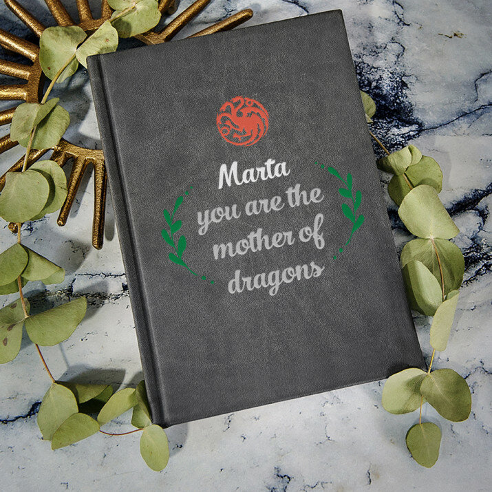 Mother of dragons - ATSPAUSDINTA UŽRAŠŲ KNYGUTĖ A5