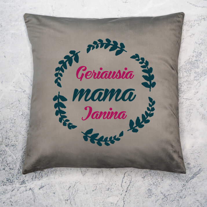 Geriausia mama - Dekoratyvinė pagalvė