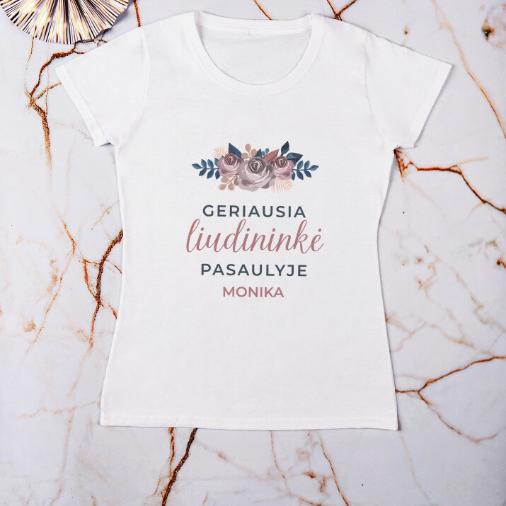 geriausia liudininkė - Moteriški marškinėliai su spauda