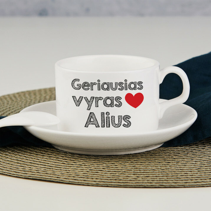 Geriausias vyras - Puodelis su lekštute