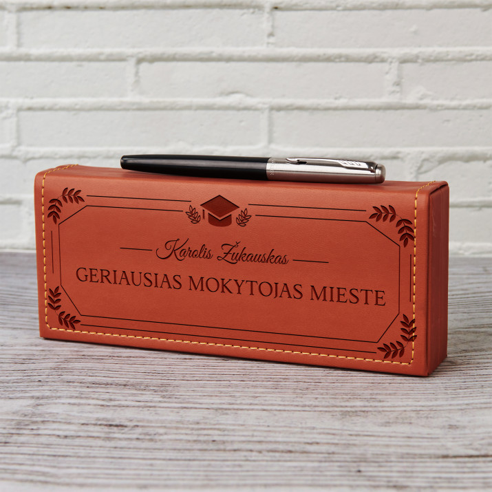 Geriausias mokytojas - Rašiklis dėkle