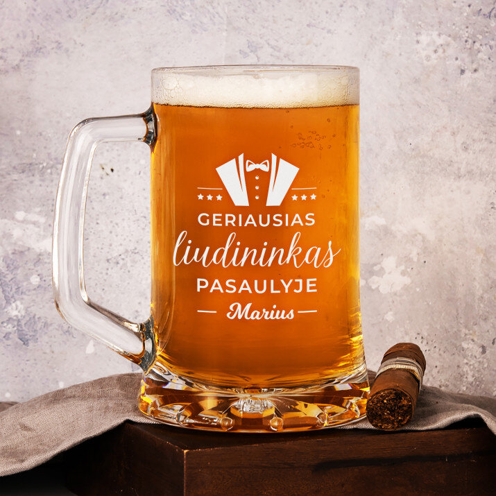 geriausias liudininkas - Alaus bokalas