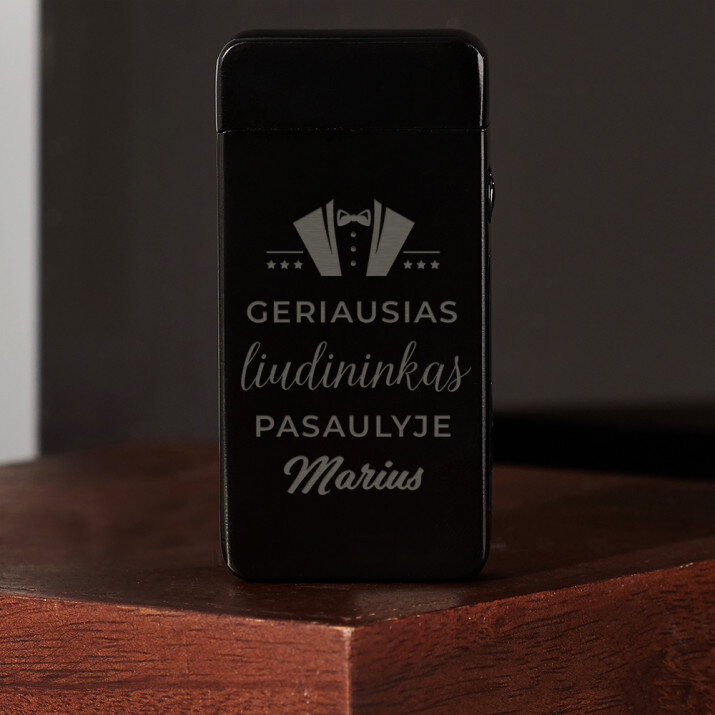 Geriausias liudininkas - Juodas plazminis žiebtuvėlis