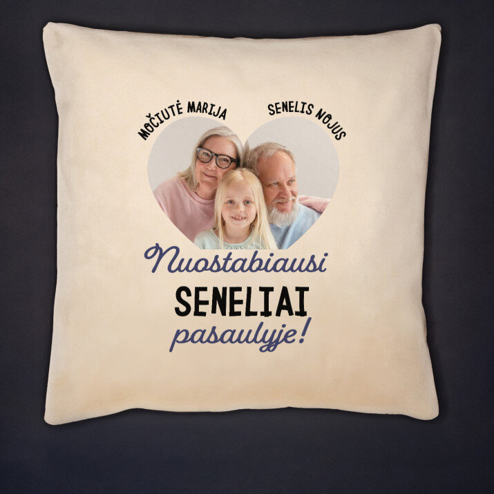 Nuostabiausi seneliai - Dekoratyvinė pagalvė