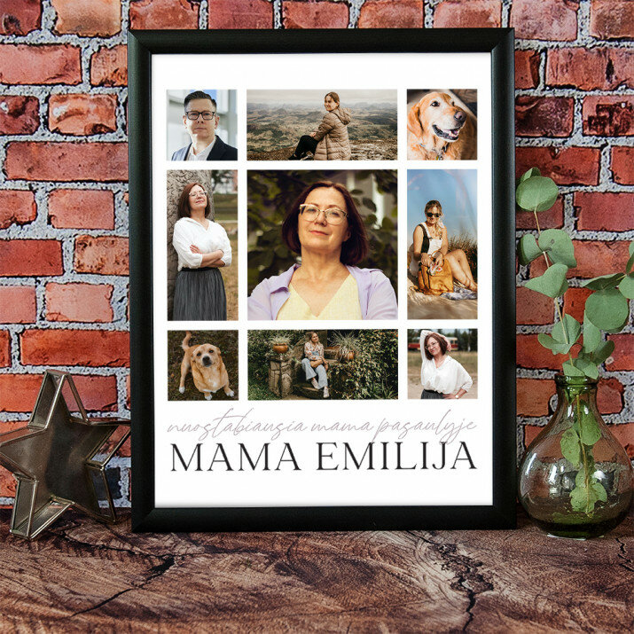 Nuostabiausia mama pasaulyje - Nuotraukų koliažas