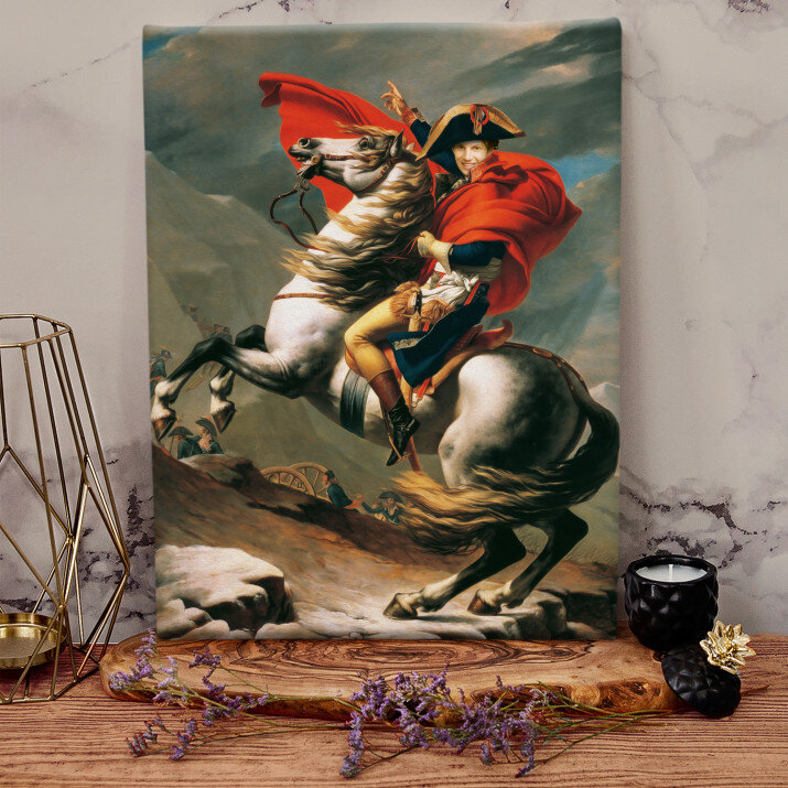 Napoleonas ant žirgo - Karališkasis portretas