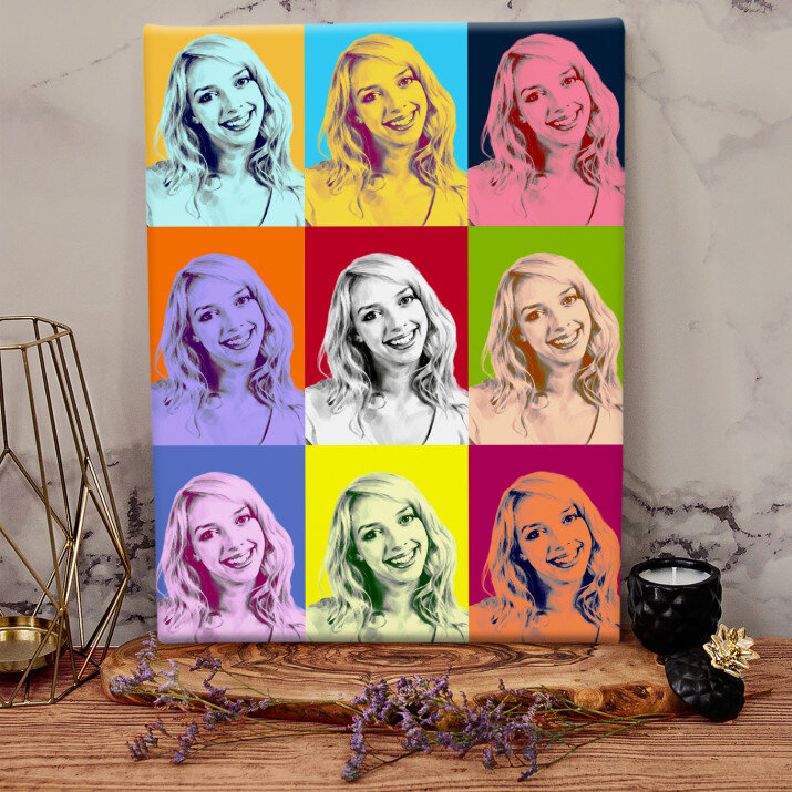 Newspaper Pop Art - paveikslas ant drobės