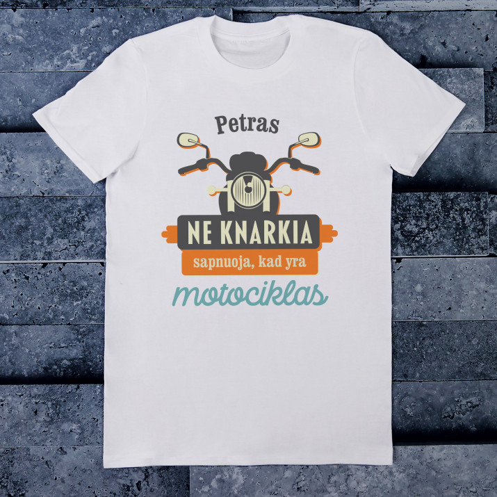 Ne knarkia - Vyriški marškinėliai su raštu