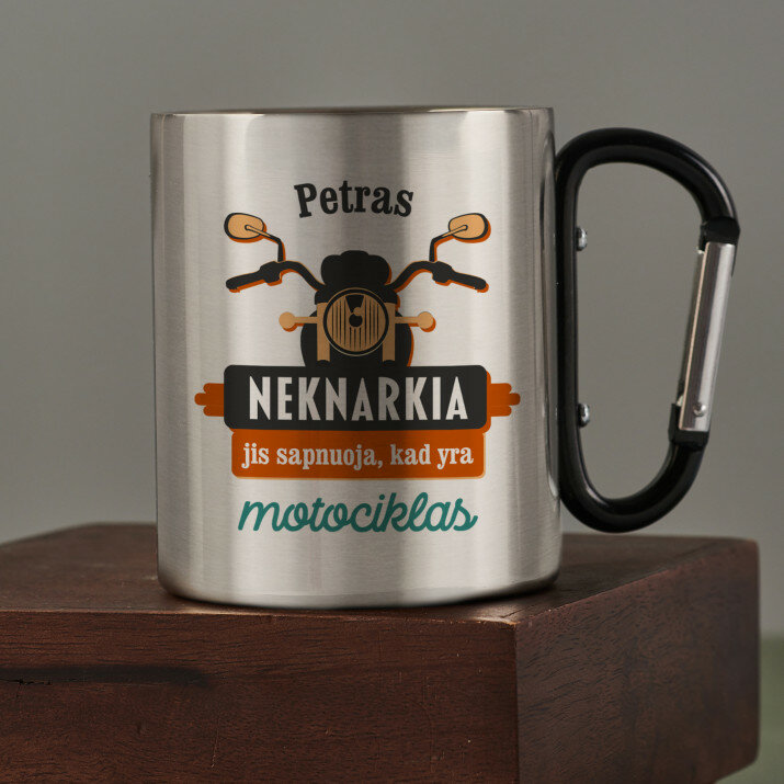 neknarkia - Metalinis puodelis su karabinu