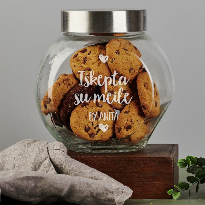 Iškepta su meile - Sausainių stiklainis