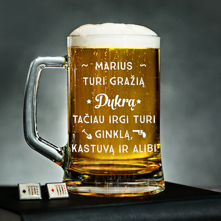 Graži dukra - Alaus bokalas