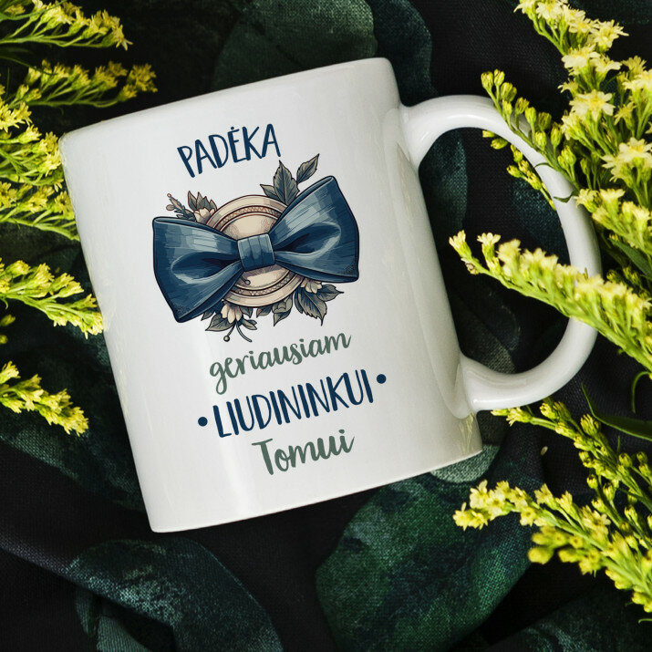 Padėka geriausiam liudininkui - Personalizuotas puodelis
