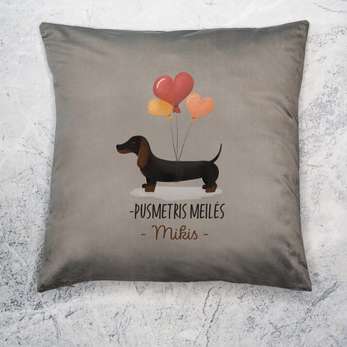 Pusmetris meilės - Dekoratyvinė pagalvė