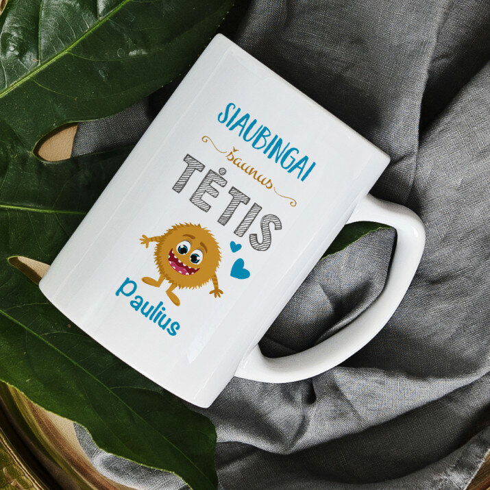 Siaubingai šaunus tėtis - Personalizuotas puodelis