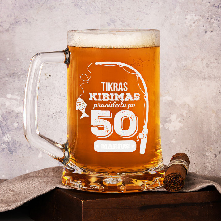 tikras kibimas - Alaus bokalas